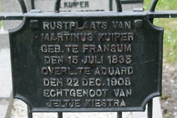 Fransum 15 echtpaar Martinus Kuiper